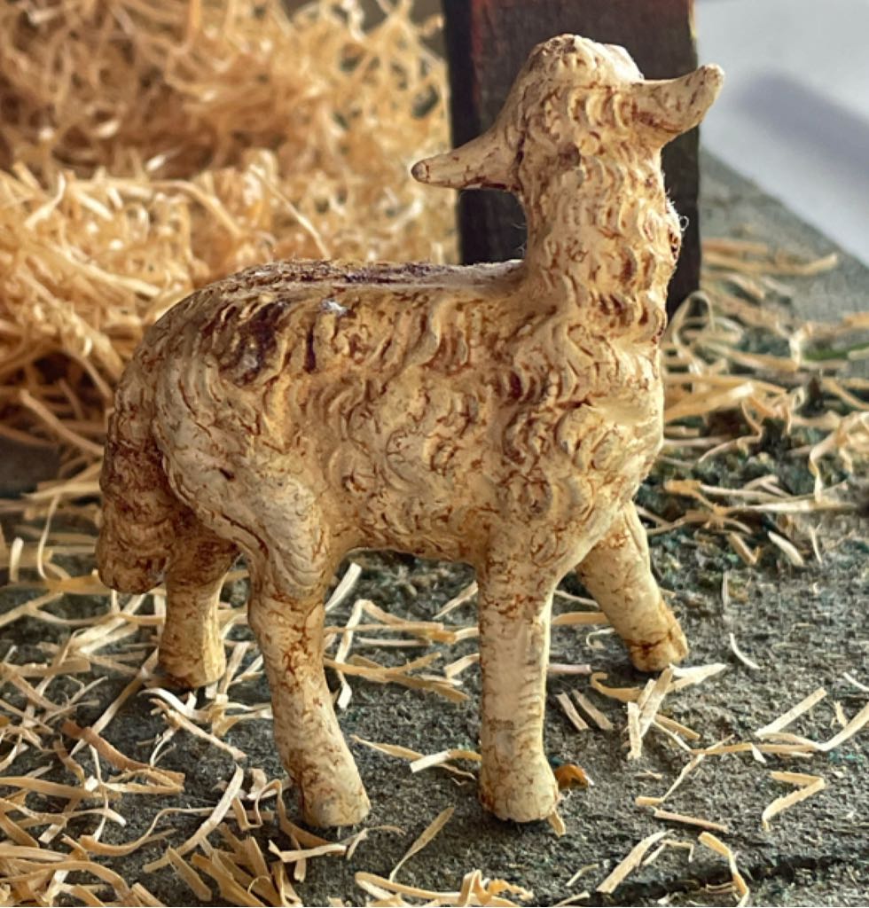 Fontanini - (Set 10) - Animal - Sheep - Standing - Animals (Nativity) ornament collectible - Main Image 2