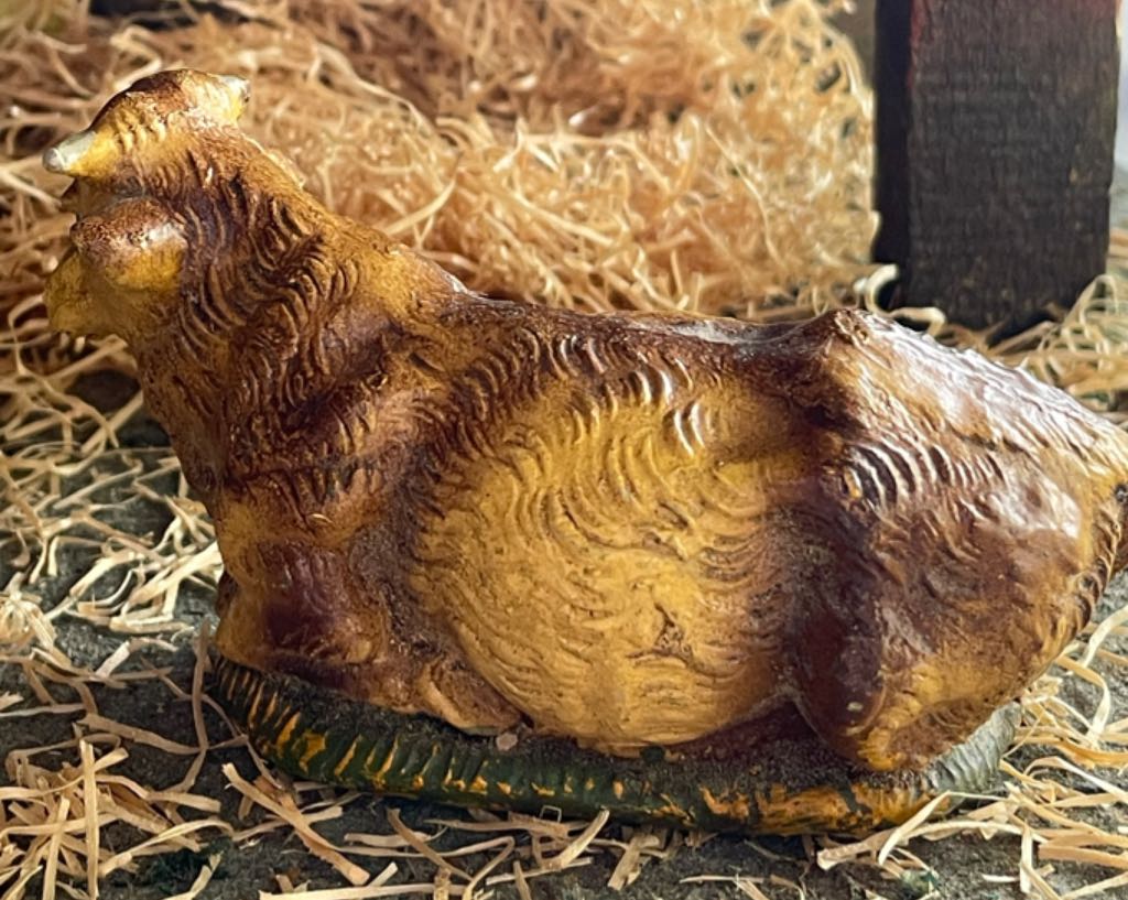 Fontanini - (Set 10) - Animal - Cow - Supine - Animals (Nativity) ornament collectible - Main Image 2