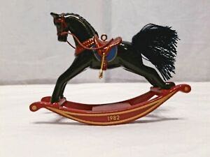 Rocking Horse - 1982 - #2 - Black - Rocking Horse (Collectable Series) ornament collectible - Main Image 1