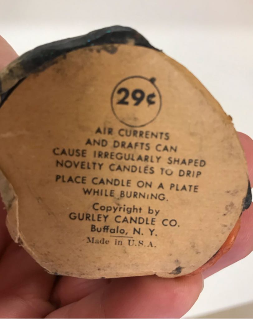 Gurley - Halloween - 5.5” - Pale Hunchback Witch With Broom - Witch (Halloween - Candle) ornament collectible - Main Image 2