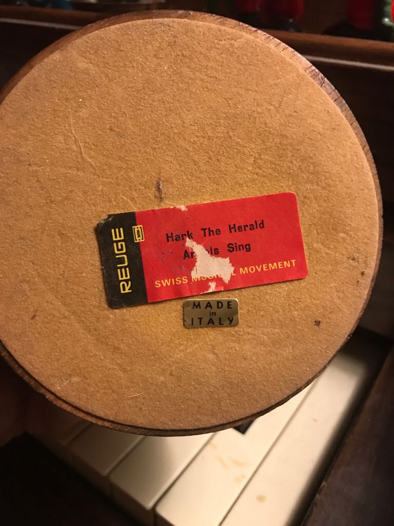 Reuge Music Box-Hark The Herald Angels Sign - Nativity (Music Box) ornament collectible - Main Image 2