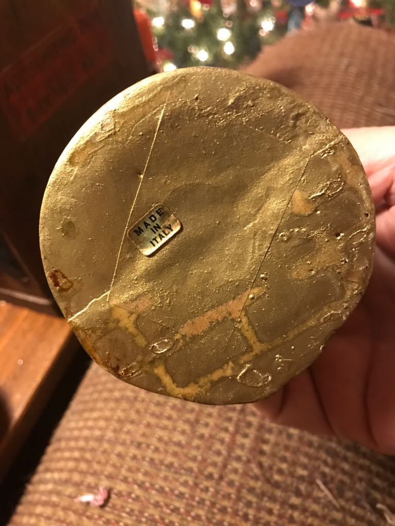 Paper Mache - Angel - (Set 3) - With Fluite - Angel ornament collectible - Main Image 2