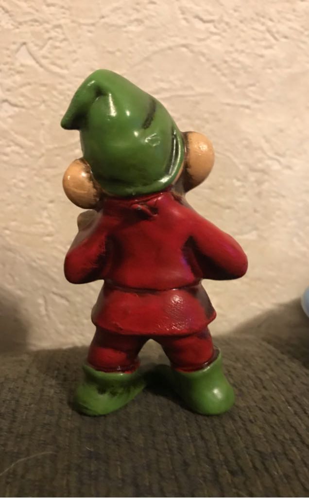 Paper Mache - Elf - With Finger On Cheek  (Elf) ornament collectible - Main Image 2