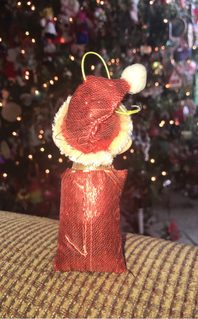 Knee Hugger Elf - Red Sparkles - Knee Hugger (Elf) ornament collectible - Main Image 2