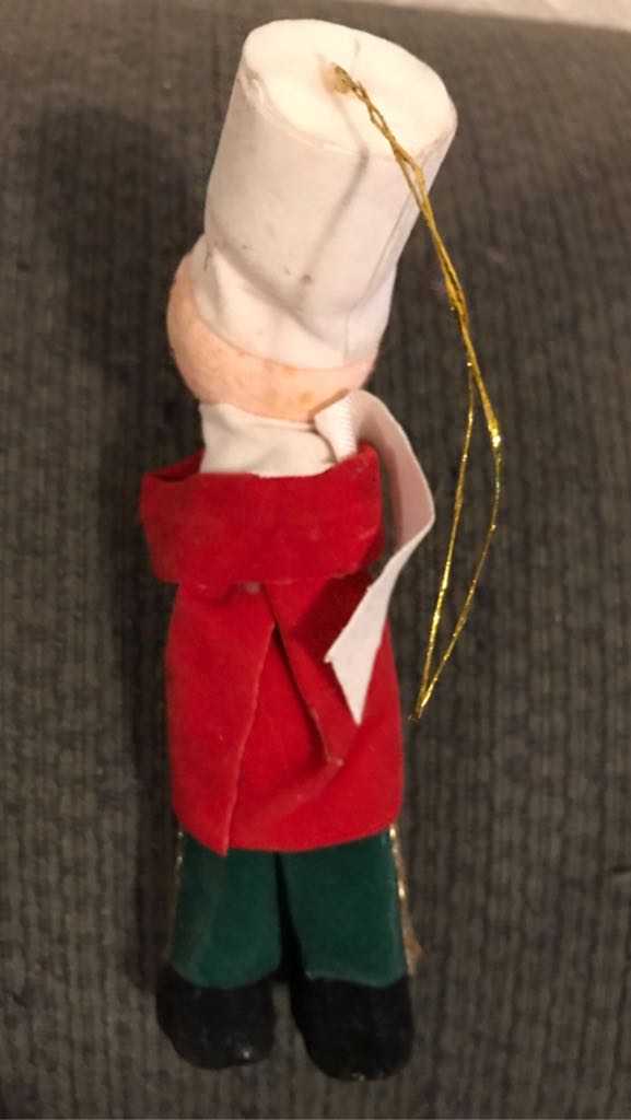 Flocked - Marching Band - Drummer - Red, Blue, Gold - Drummer (Marching Band) ornament collectible - Main Image 2