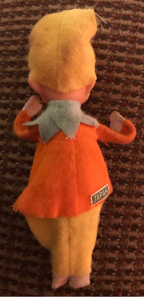 Pixie Elf - Orange & Yellow - Knee Hugger (Elf) ornament collectible - Main Image 2