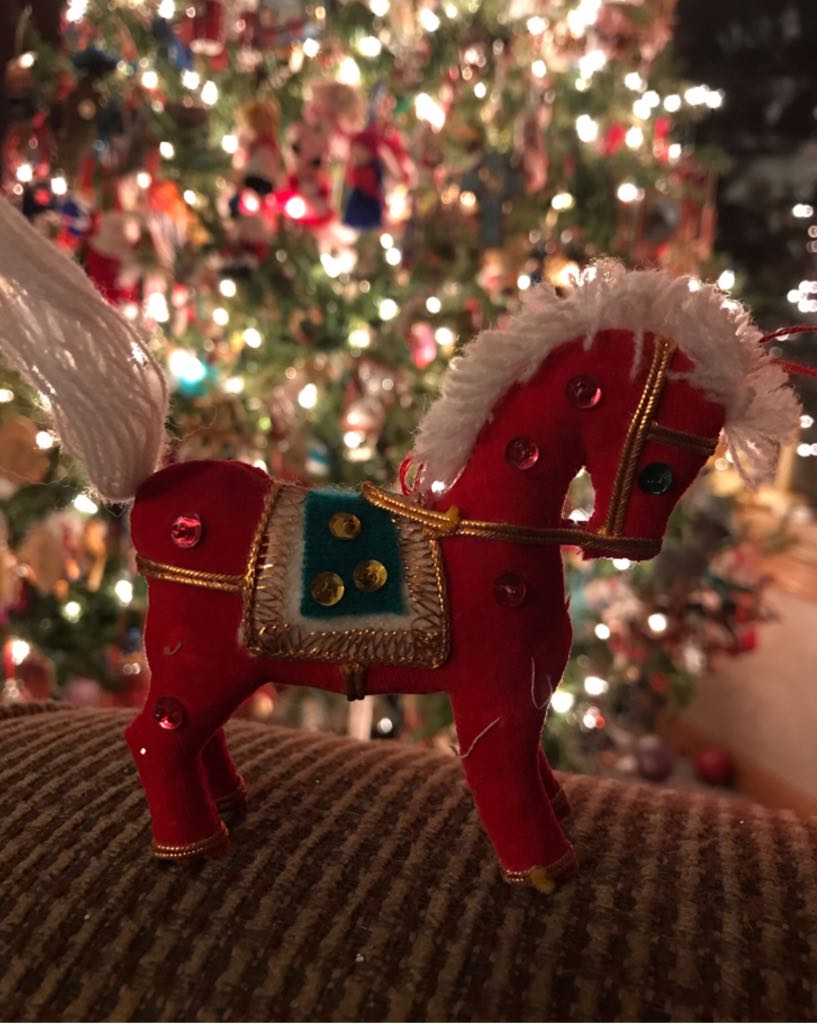 Jewelbrite - (Set 18) - Open Hexagon - Santa’s Head & Evergreen - Blue