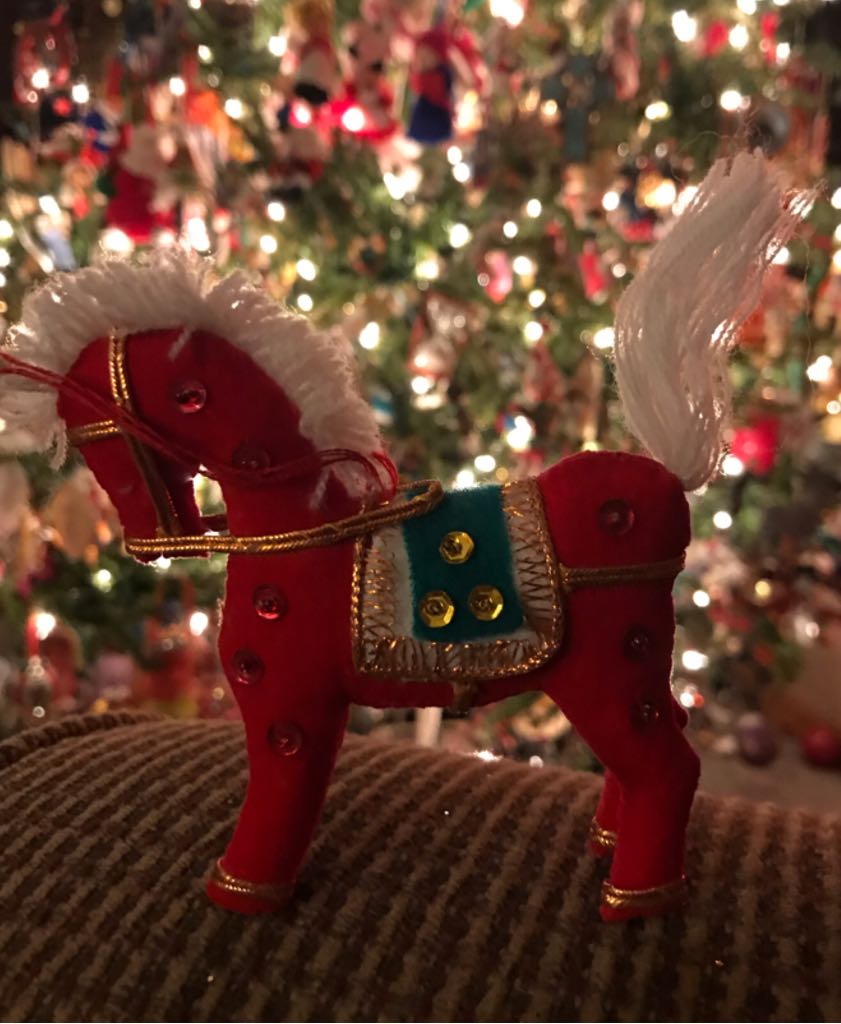 Flocked - Horse - Horse (Circus) ornament collectible - Main Image 2