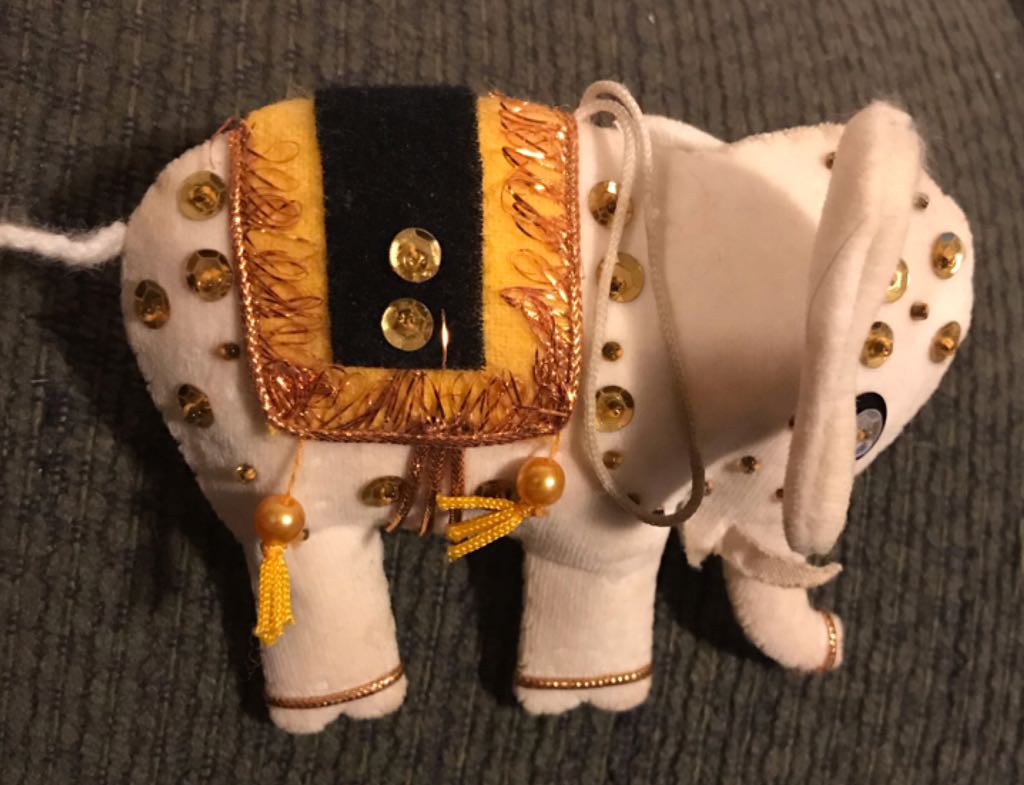 Flocked - Elephant - Animals (Circus) ornament collectible - Main Image 2