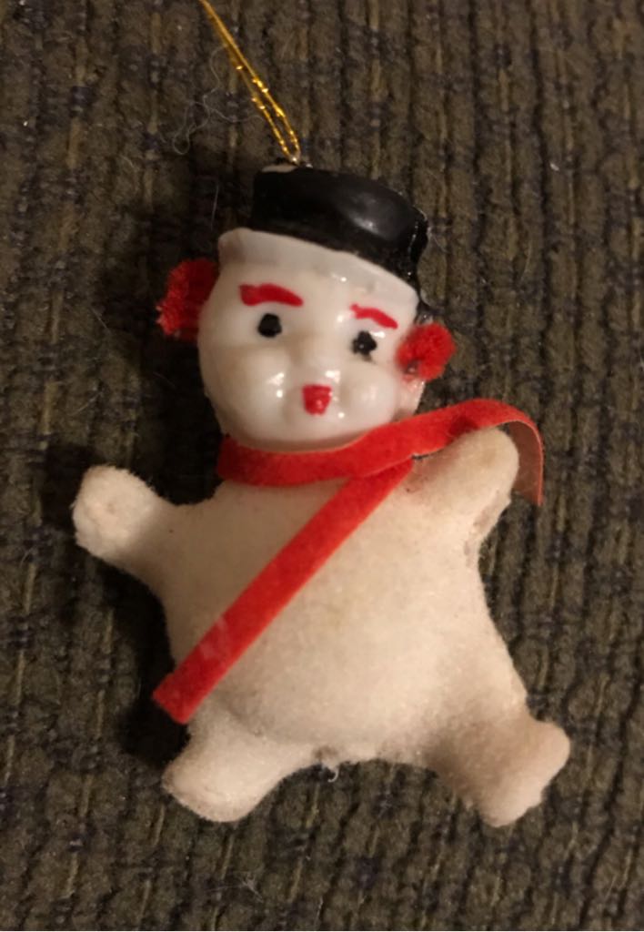 Handmade Snowman Ornament