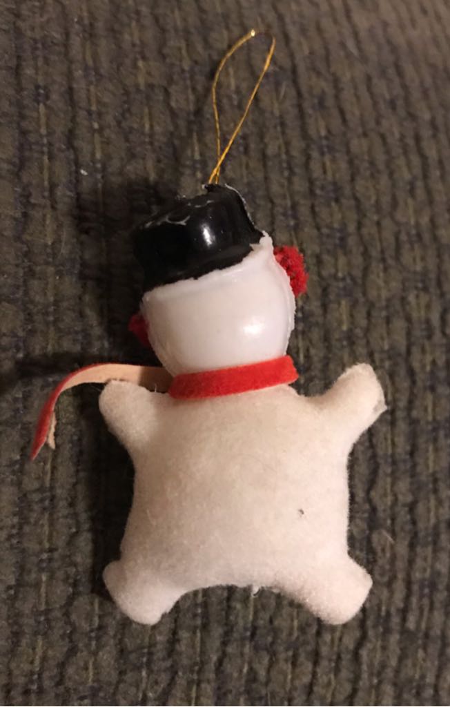 Flocked - Mini Snowman - Snowman ornament collectible - Main Image 2