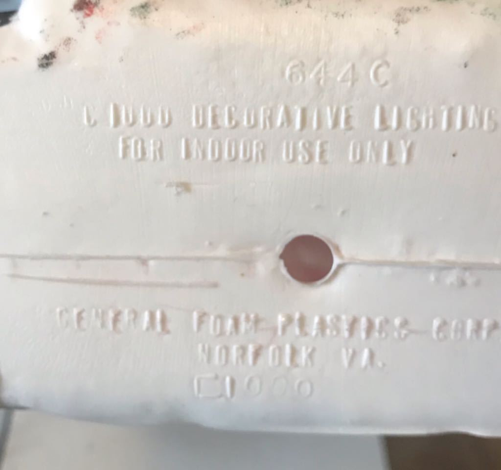 General Foam - Christmas - Classic Santa On Chimney - Santa (Blow Mold) ornament collectible - Main Image 2