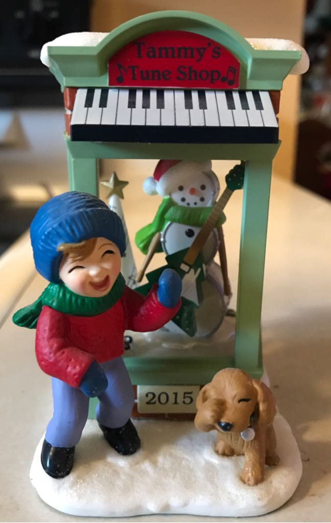 KOCC - 2015 - Christmas Window - #13 - Tammy’s Tune Shop - Christmas Window - Club Exclusive (Club Series Ornament) ornament collectible - Main Image 1