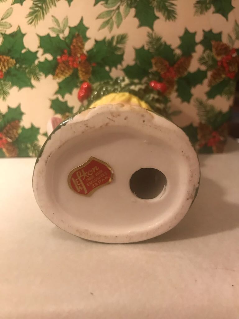 Lefton - Praying Angel (Green) Votive Holder - Angel (Candle Holder) ornament collectible - Main Image 2