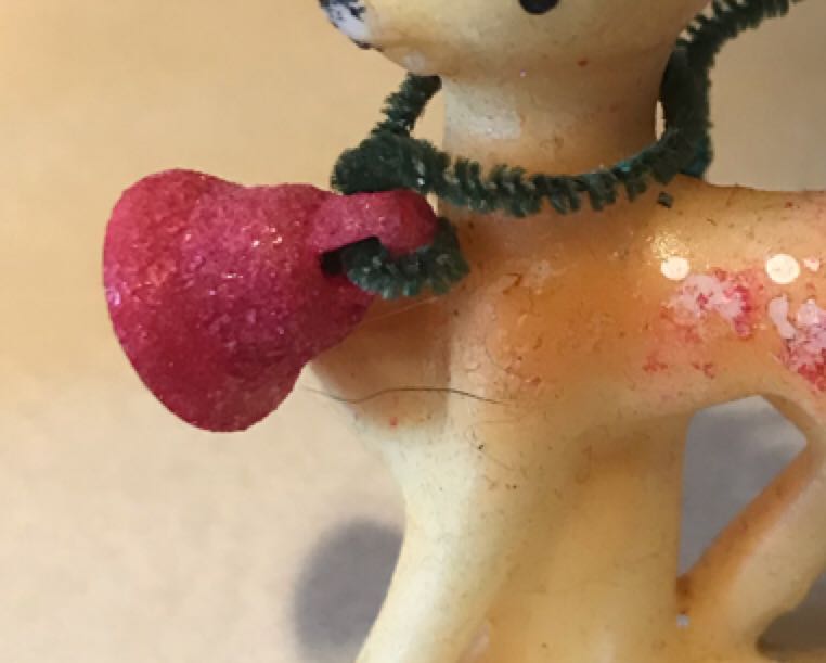 Gurley - Christmas - 3” - Reindeer - Red Bell - Reindeer (Christmas - Candle) ornament collectible - Main Image 2