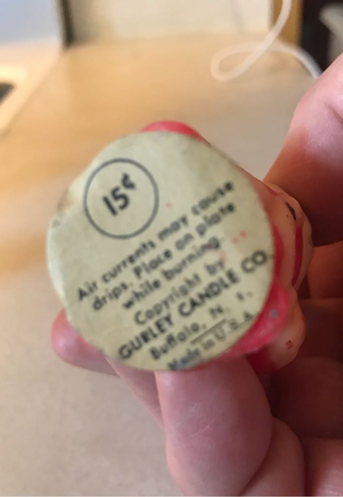 Gurley - Christmas - 2” - Santa - Hands On Hips - Santa (Christmas - Candle) ornament collectible - Main Image 2