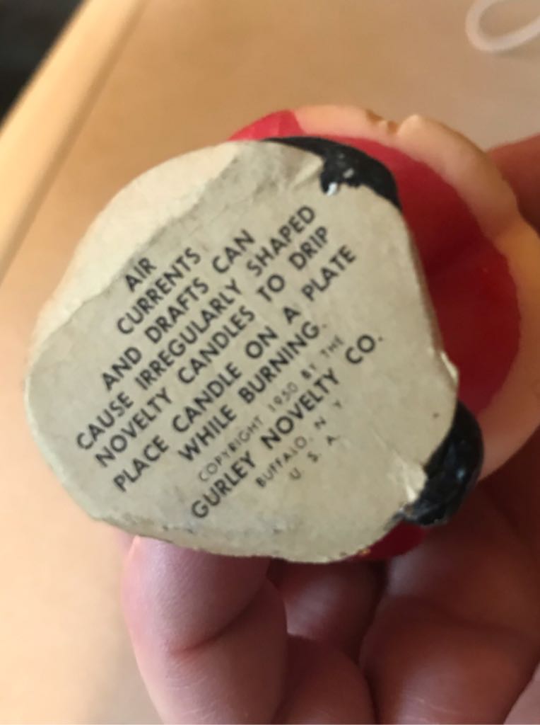 Gurley - Christmas - 5” - Santa - Waving - Santa (Christmas - Candle) ornament collectible - Main Image 2