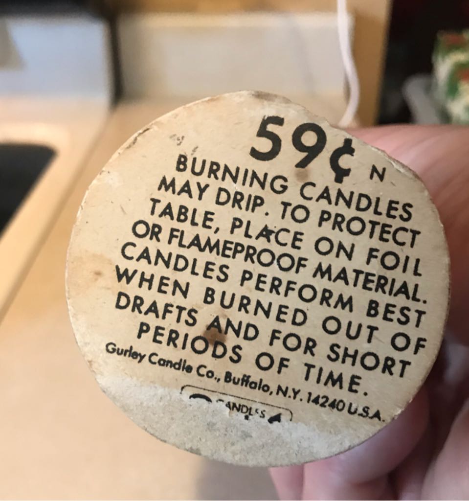 Gurley - Christmas - 5” - Santa - Waving - Santa (Christmas - Candle) ornament collectible - Main Image 2