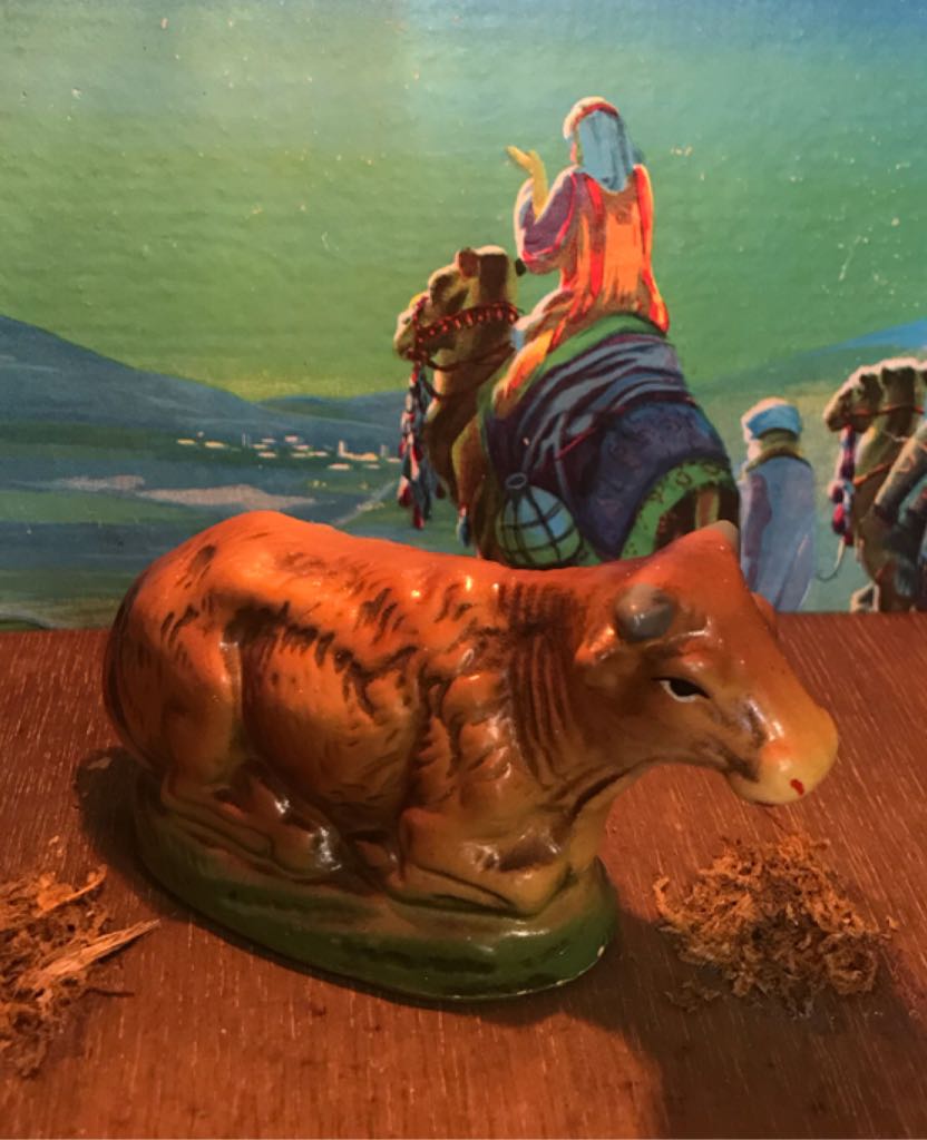 Japan - (Set 1) - Animal - Ox - Supine - Animals (Nativity Set) ornament collectible - Main Image 2