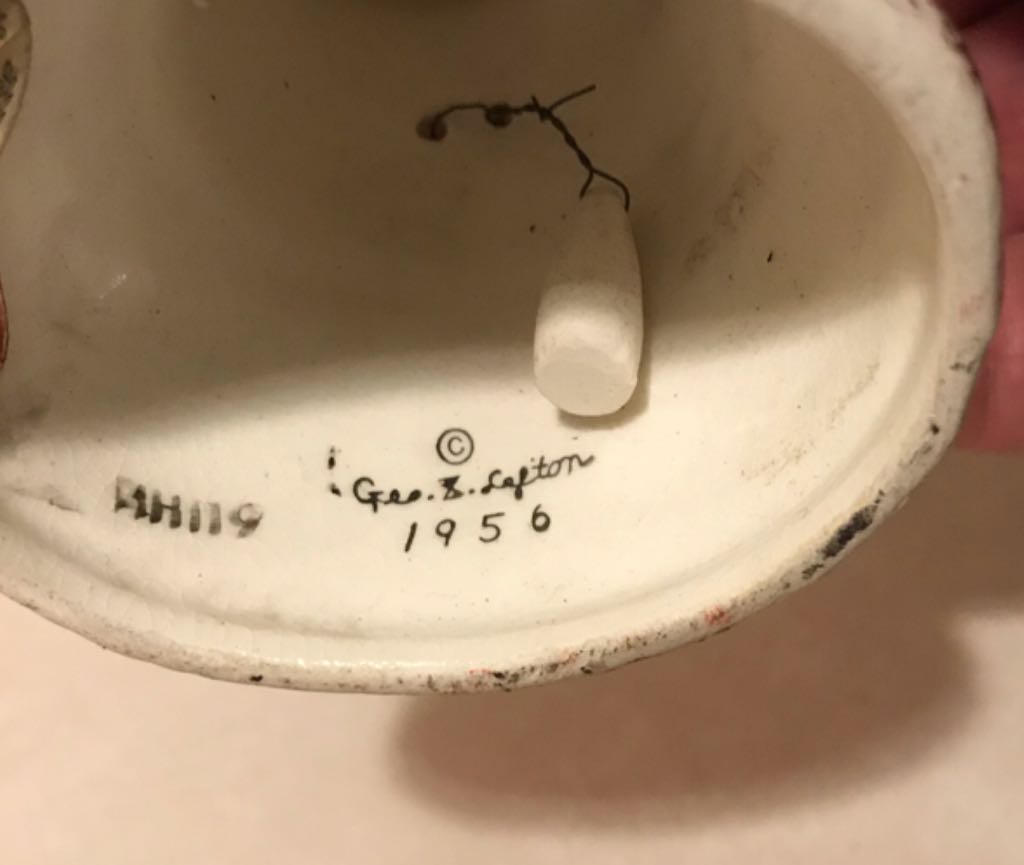 Lefton - Santa With Gift - Bell - Santa (Bell) ornament collectible - Main Image 2