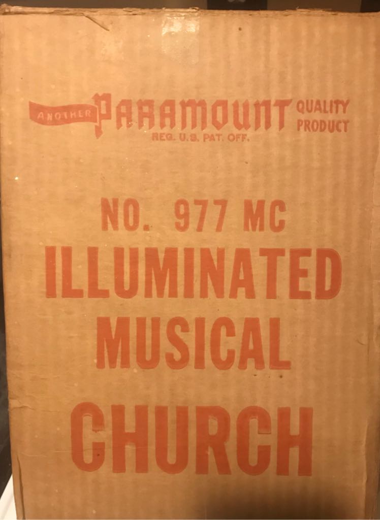 Paramount - No. 977MC - Illuminated Musical Church - Church (Light Up) ornament collectible - Main Image 2
