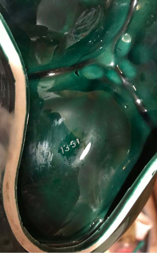 Lefton - Green Holly Berry - Three Part Relish - #1351 - Green Holly Berry (Christmas China) ornament collectible - Main Image 2