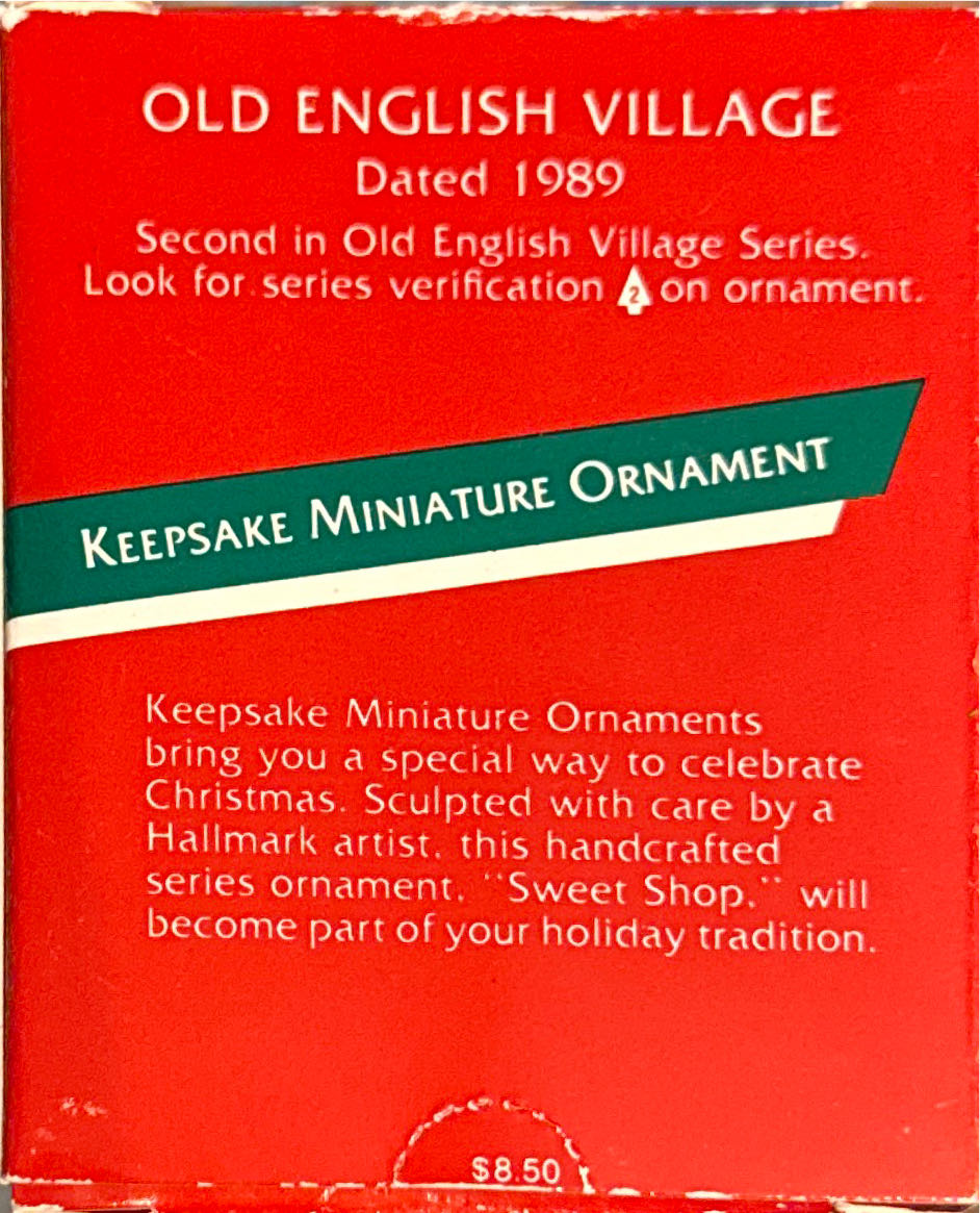 Miniature Old English Village #2 Sweet Shop 🐶 - Old English Village (Miniature Collector’s Series) ornament collectible - Main Image 3