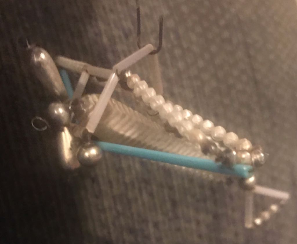 Gablonz - Airplane  (Czech Beaded Ornaments) ornament collectible - Main Image 2