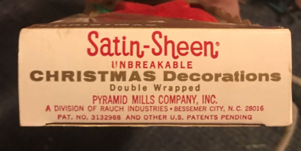 Satin-Sheen - Red Santa Boots  (Unbreakable Christmas Decorations) ornament collectible - Main Image 2