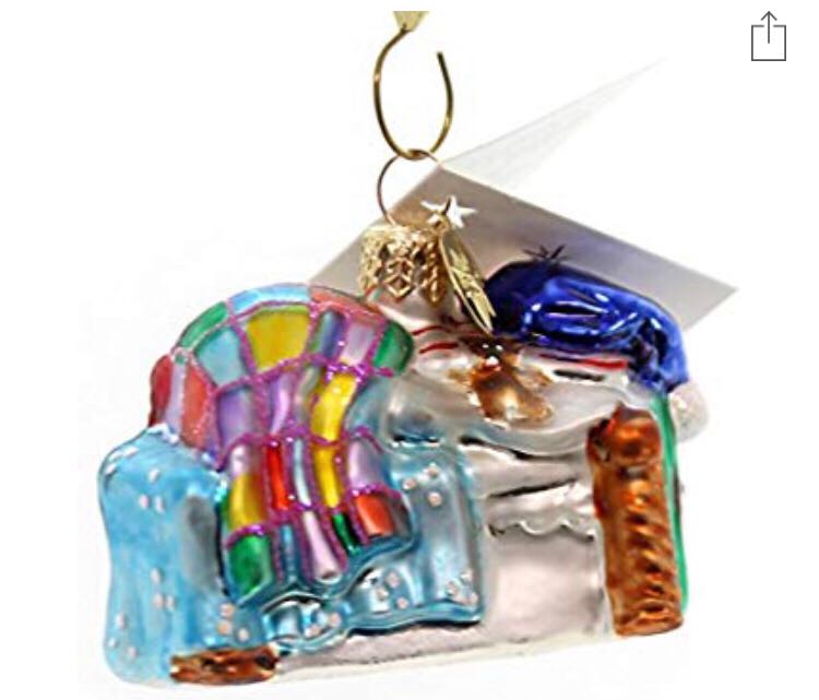 Christopher Radko - A Short Winter’s Nap - 0107570 - Santa (Little Gem Collection) ornament collectible - Main Image 2
