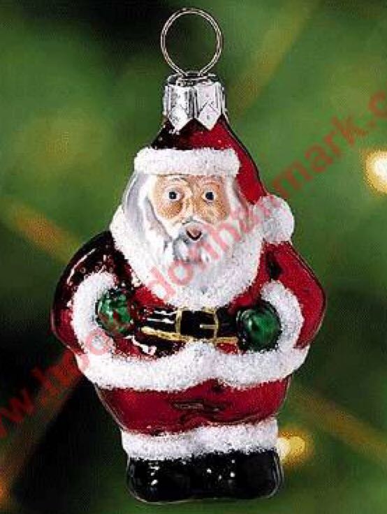 Li’l Santa - Traditional - L’il Blown Glass (Collection) ornament collectible - Main Image 1