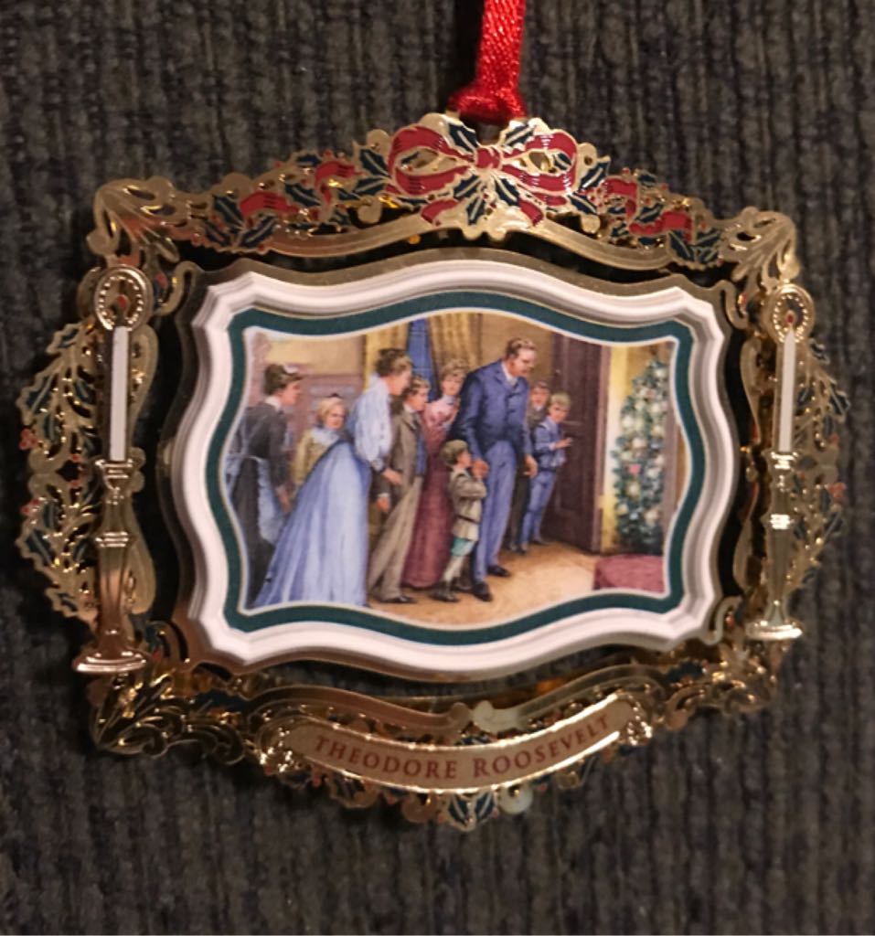 White House - 2011 - Theodore Roosevelt - White House Christmas Ornaments (US Presidents) ornament collectible - Main Image 2