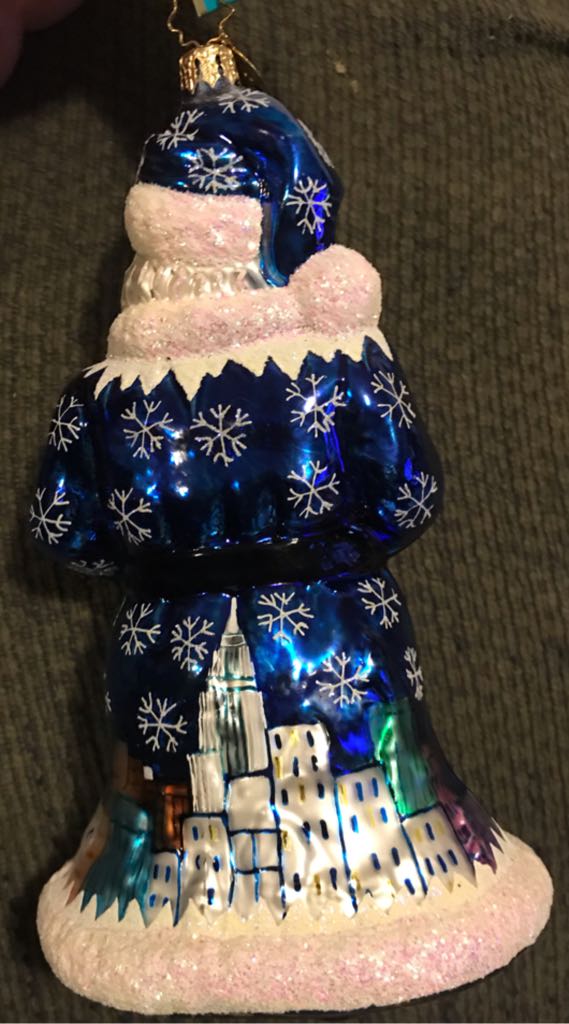 Christopher Radko - Winterscene Snownick “Coloration” Empire State Building - Santa (Coloration) ornament collectible - Main Image 2