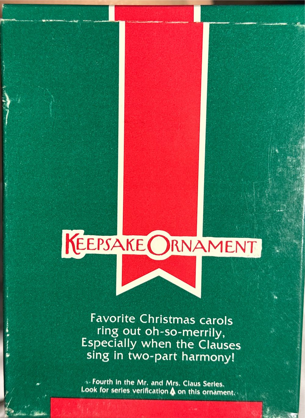 Mr. And Mrs. Claus - 1989 - #4 - A Holiday Duet - Mr. And Mrs. Claus (Collectible Series) ornament collectible - Main Image 3