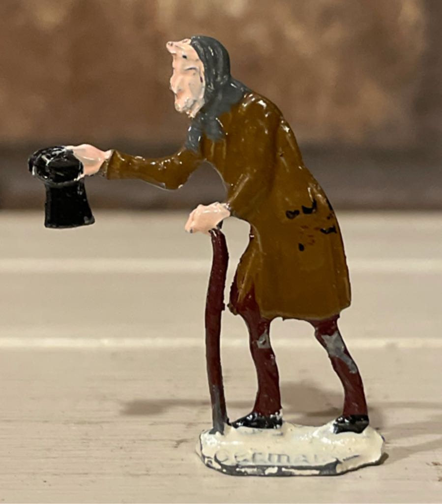 Hans Heinrichsen - Putz - Man Holding Top Hat & Walking Stick