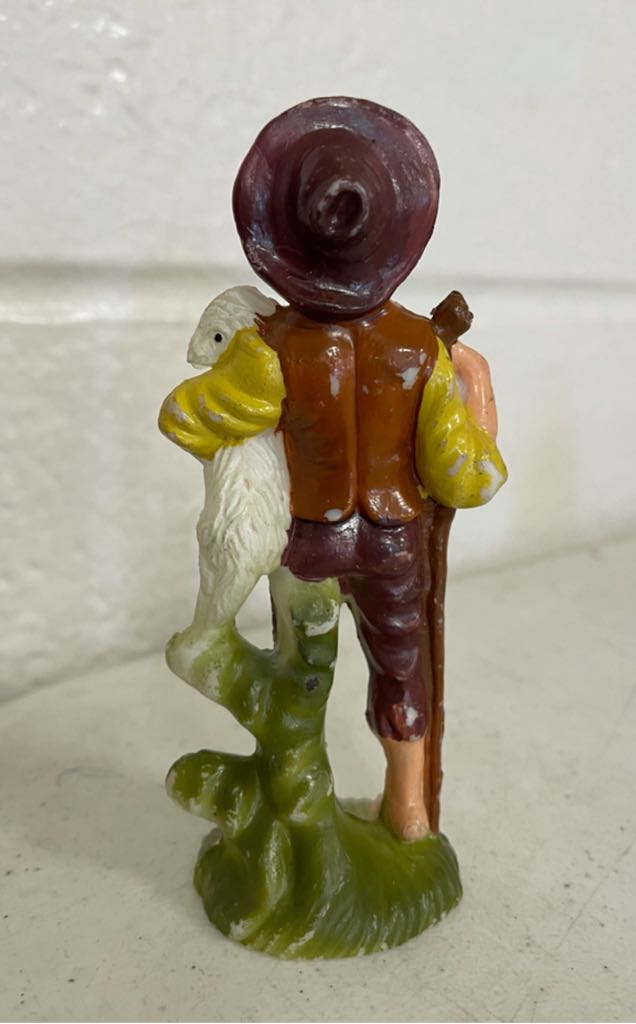 Corwin Plastics - Shepherd - With Lamb - Shepherd (Nativity) ornament collectible - Main Image 2