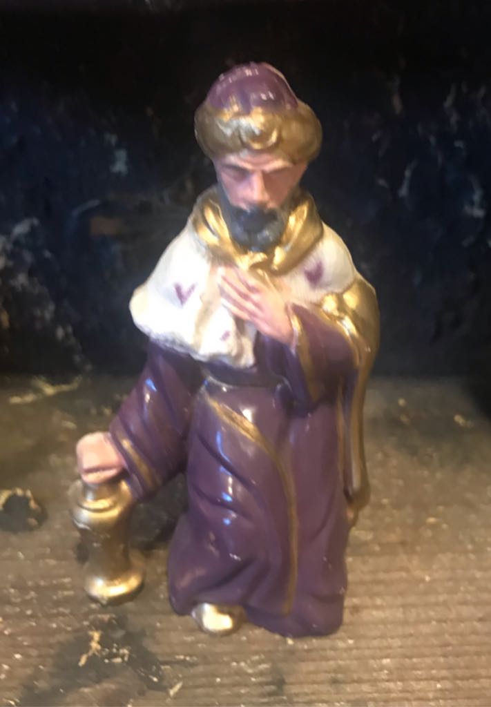 Friedel - Shepherd - Tipping Hat, Lamb At Feet