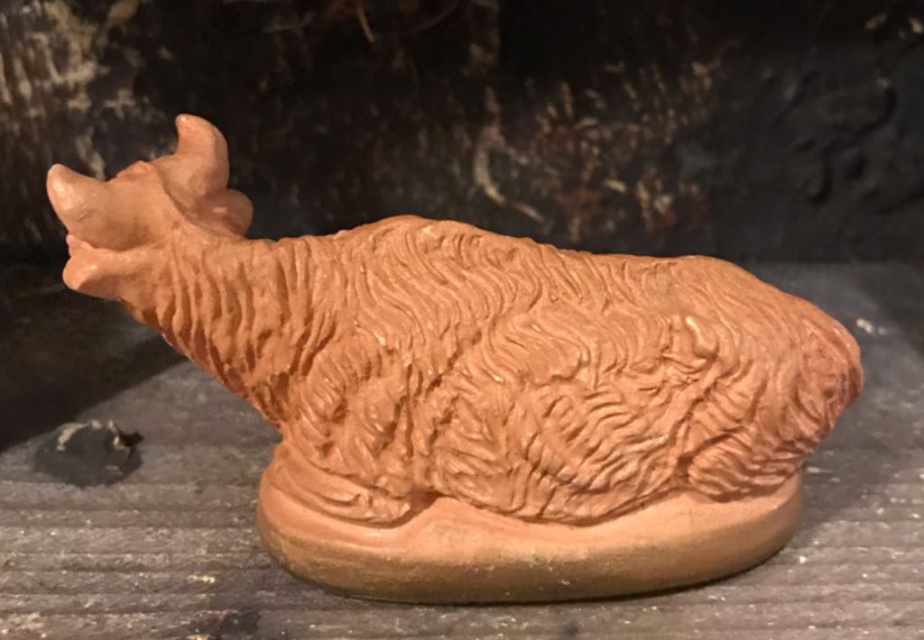 Miller - (Set 1) - Animal - Ox - Supine - Animals (Nativity) ornament collectible - Main Image 2