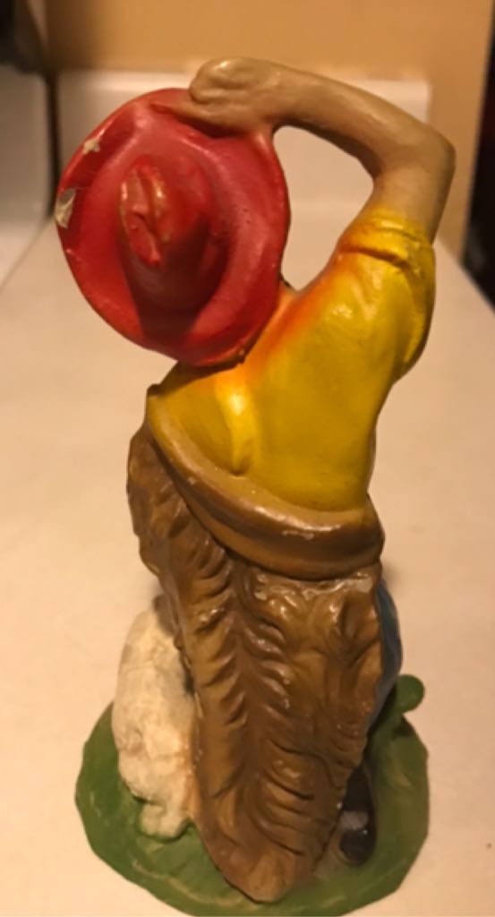 Fontanini - (Set 5) - Shepherd- Kneeling With Lamb - Shepherd (Nativity) ornament collectible - Main Image 2