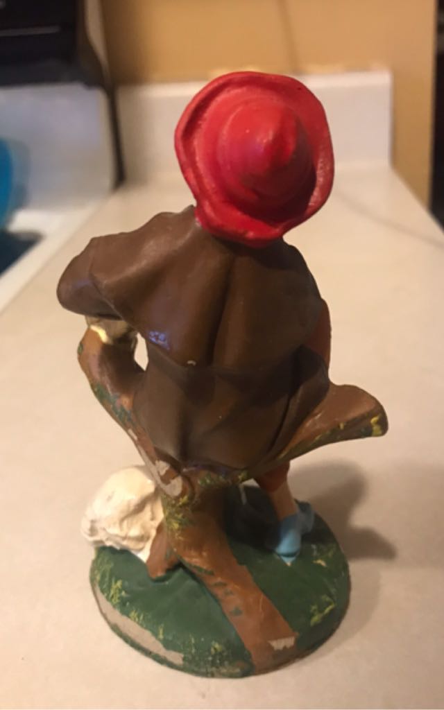 Fontanini - (Set 5) - Shepherd - Sitting With Bagpipes - Shepherd (Nativity) ornament collectible - Main Image 2