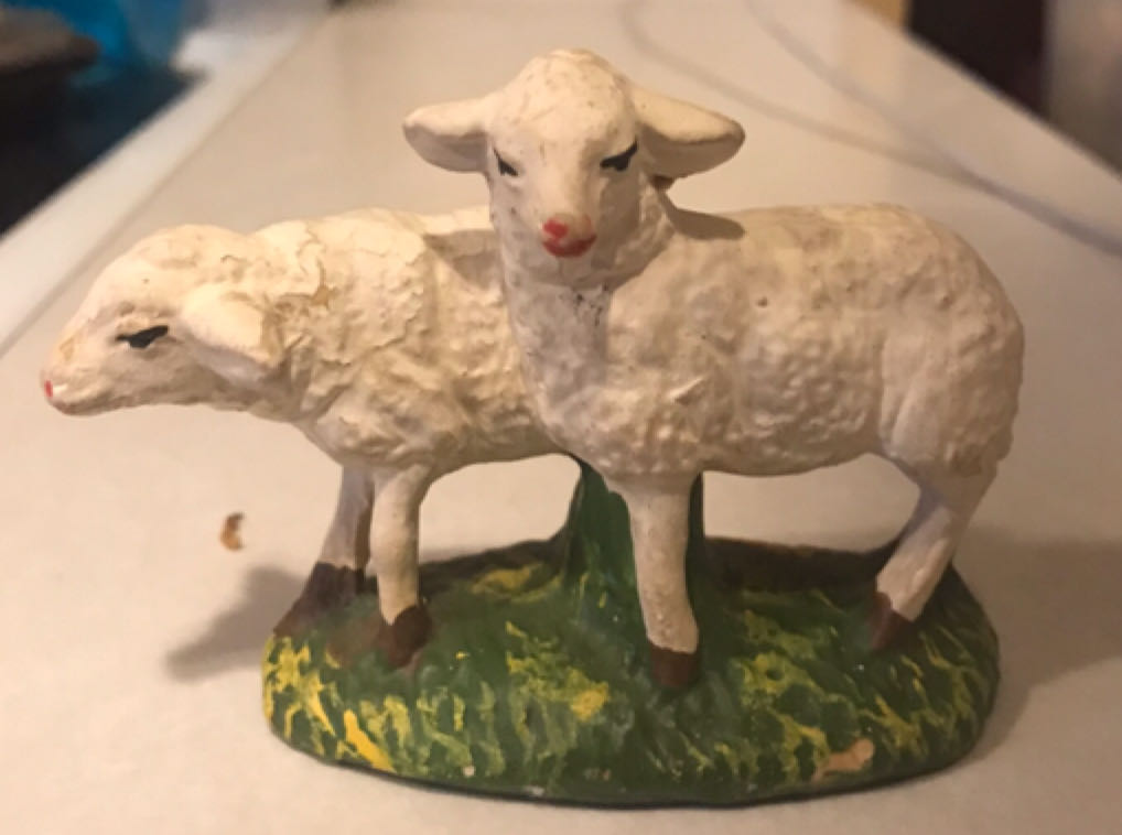 Fontanini - (Set 5) - Sheep - Two - Animals (Nativity) ornament collectible - Main Image 1