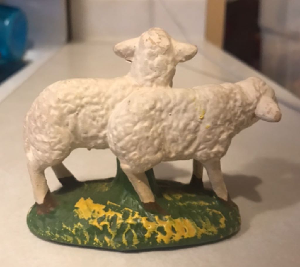 Fontanini - (Set 5) - Sheep - Two - Animals (Nativity) ornament collectible - Main Image 2