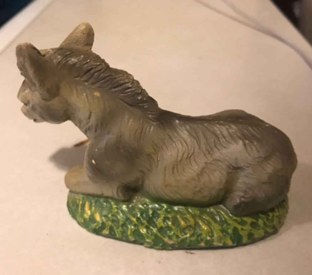 Fontanini - (Set 5) - Animal - Donkey - Supine - Animals (Nativity) ornament collectible - Main Image 2