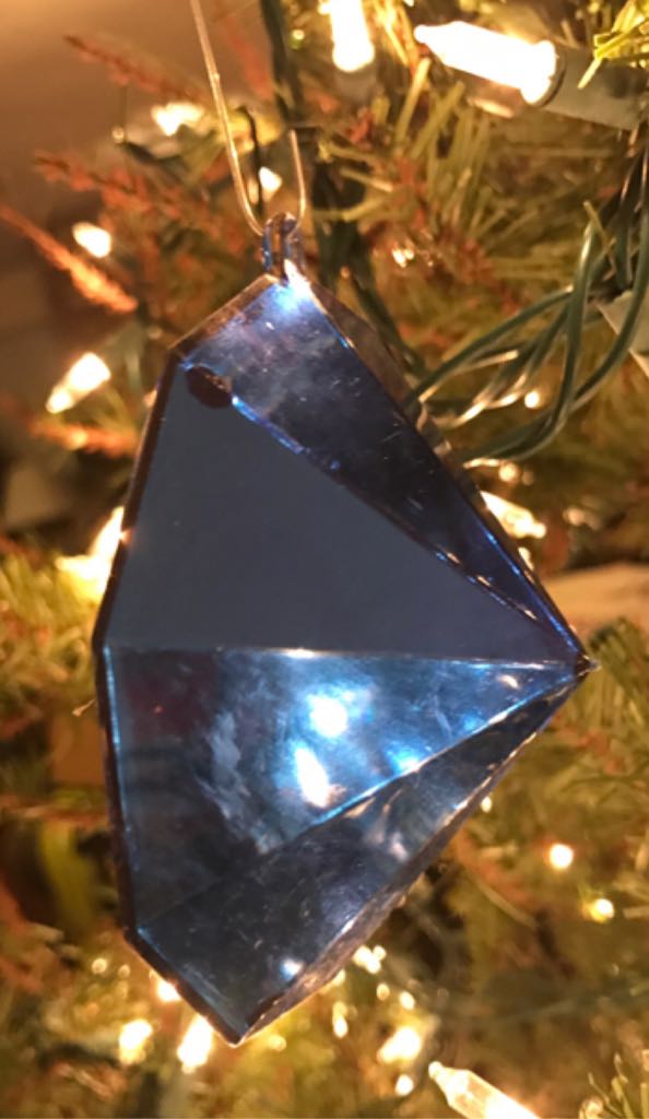 Jewelbrite - Decagon - Dove - Blue - Dove (3D Diorama) ornament collectible - Main Image 2