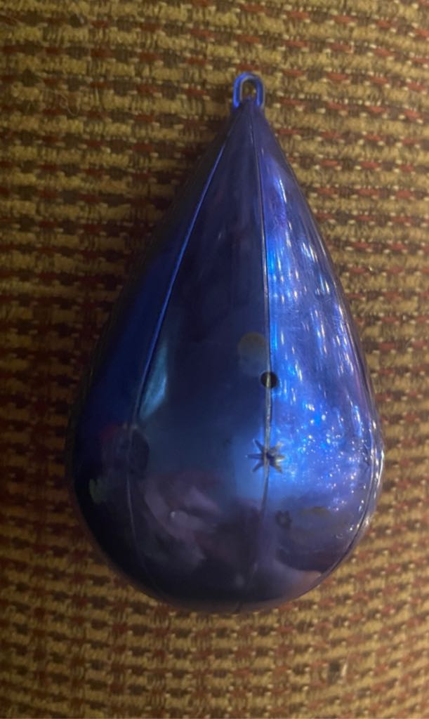 Jewelbrite - (Set 2) - Teardrop - Balthazar & Camel - Blue - Magi (3D Diorama) ornament collectible - Main Image 2