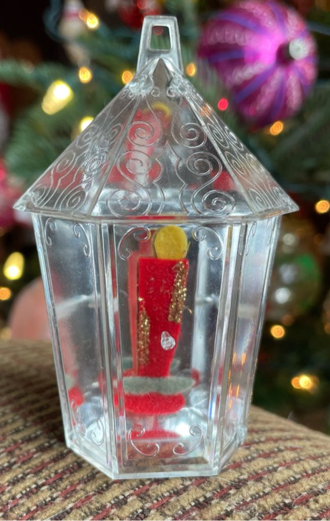 Jewelbrite - (Set 1) - Lantern - Red Candle - Candle (3D Diorama) ornament collectible - Main Image 1