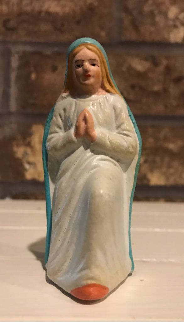 Feather Tree - Santa With Tree