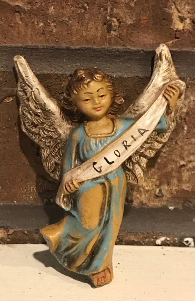 Coby - Round - Stencil - Christmas Trees - Red