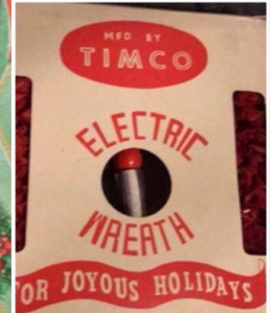 TIMCO - Electric Wreath  (Christmas Electric Lights) ornament collectible - Main Image 2