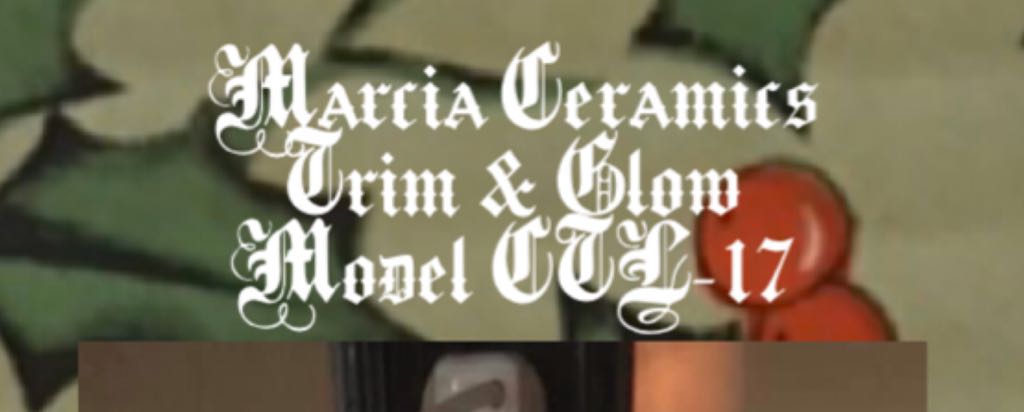 Ceramic - Marcia - Trim & Glow - Model CTL 17  (Ceramic Tree) ornament collectible - Main Image 2